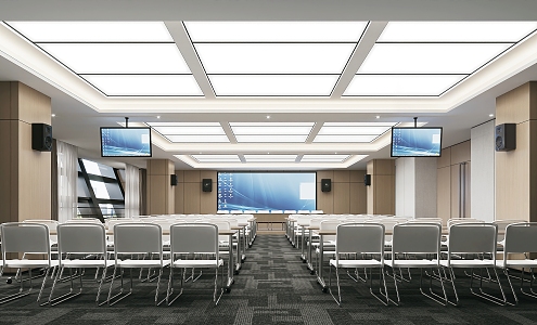 Modern conference hall medium-sized conference room 3d model