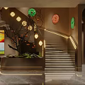 Modern Restaurant Interior With Comfortable Booth Seating Green Plants And Stylish Lighting