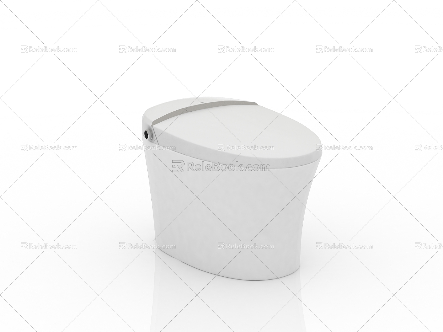 Sanitary Smart Toilet Toilet 3d model