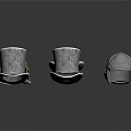 Medieval Silver Metal Helmets Collection With Various Designs And Decorative Styles