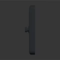 Modern Smart Door Handle Pair With Digital Keypad And Sleek Metal Design