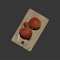 Red Orange Ripe Pumpkins On Wooden Cutting Board With Sharp Kitchen Knife