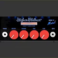 Hotone Marshall Audio Device With Red Knobs Presence Bass Mid Treble Controls Metal Safety Design