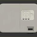 Sleek White Air Cooler Fan With Modern Control Panel And Smooth Surface Design For Home Use