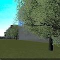 Modern School Campus Architecture With Multiple Buildings Sports Field And Green Landscapes