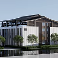 New Chinese Architecture 3d model