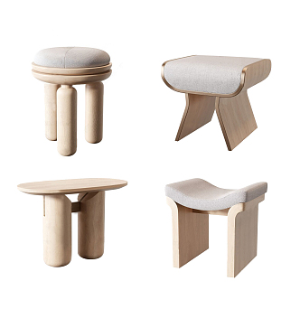 Modern Stool 3d model