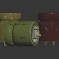 Colorful Household Plugs in Green Yellow Red for Daily Use