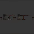 Wooden Round Tables And Matching Chairs For Home Dining Furniture Set