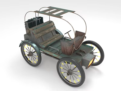 Sightseeing car 3d model Sightseeing car 3d model