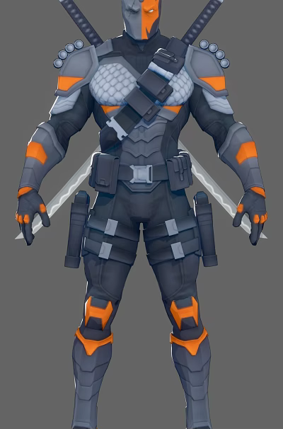 DC Comics villain Death knell DC Comics villain Death knell man animated film game 3d model