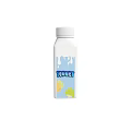 White Plastic Yogurt Bottle With Colorful Fruit Design And Dripping Effect