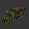 Military Camouflage Tank With Armored Hull Heavy Duty Tracks And Combat Design