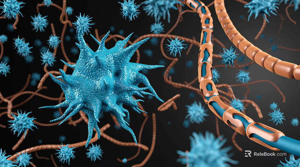 Advanced Medical Devices for Virus Bacteria Detection and Vascular Structure Analysis 3d model 