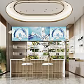 Elegant Beauty Salon Interior Featuring Modern Design Comfortable Seats Product Displays And Decorative Lighting