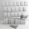 Vintage Books Collection Featuring Colorful Covers Various Designs Stacked And Arranged