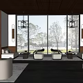 Reception Rest Area Negotiation Area 3d model