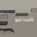 Natural Stone Pieces In Various Shapes Sizes Textures And Assorted Colors