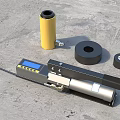 Industrial Hydraulic Equipment with Manual Pump Digital Display Cylindrical Jack and Black Gaskets