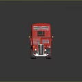 modern bus double-decker bus double-decker tour bus multiple bus double-decker bus 3d model