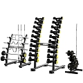 Fitness Equipment 3d model