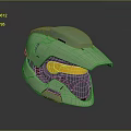 Sci-Fi Helmet Alien Helmet High Tech Helmet Game Helmet 3d model