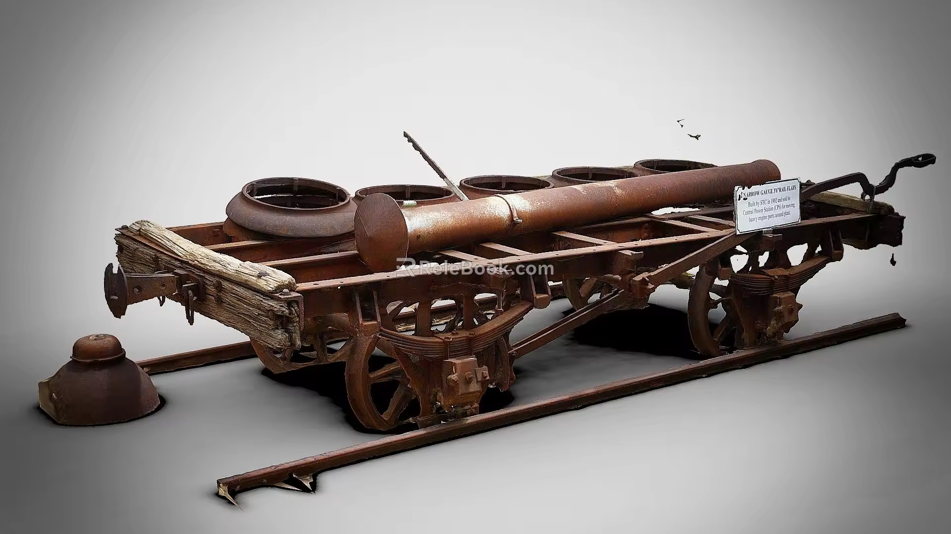 The frame of the modern frame train 3d model