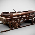 The frame of the modern frame train 3d model