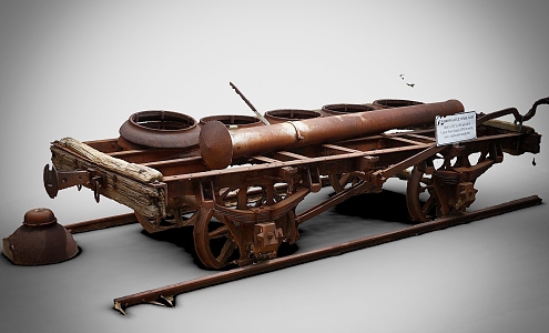 The frame of the modern frame train 3d model