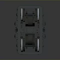 Mechanical Railway Bogie Structure With Metal Frame Wheels Bearings And Axles