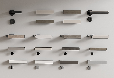 Modern Door Handle Simple Door Handle 3d model