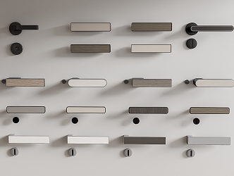 Modern Door Handle Simple Door Handle 3d model