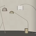 Floor Lamp Fishing Lamp 3d model