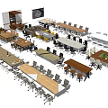 Diverse Conference Table Designs With Modern Shapes And Office Chairs