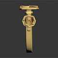 Elegant Luxury Gold Statement Ring With Unique Design And Multiple Shiny Gemstones