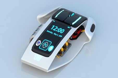 Modern Mouse 3d model