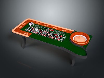 Roulette table gambling table gambling supplies articles model