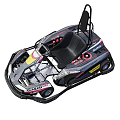Sporty Go Kart Racing Design Featuring Open Frame And Comfortable Seats
