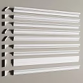 Gypsum line Gypsum line Yin corner line Yang corner line Skirting line ceiling corner line 3d model