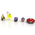 Various Sci Fi Fantasy Character And Creature Models With Diverse Colors And Designs