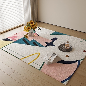 Modern Carpet Decoration 3d model