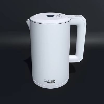 White Skykettle Electric Kettle Modern Design Home Kitchen Daily Use Appliance 3d model