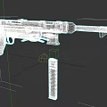 Tactical Rifle Weapon With Detachable Magazine And Modern Design Features