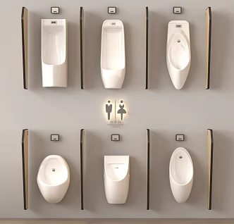 Urinal modern urinal urinal 3d model