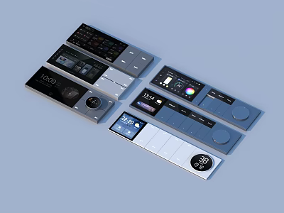 Switch socket panel 3d model