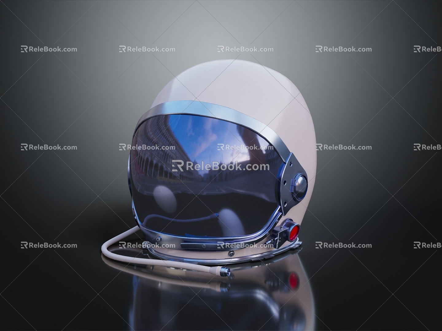 Modern Helmet Sci-Fi Helmet Alien Helmet 3d model