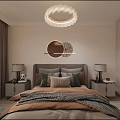 Modern Dining and Living Room Interior With Sofa Dining Table Pendant Lights And Decorative Rug
