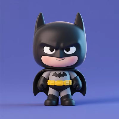 League of Heroes Batman Toy Blind Box Decompression Toy Anime Trendy Play Doll Jewelry Gifts 3d model