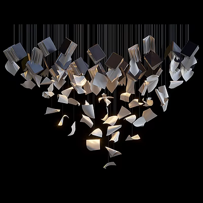 Modern chandelier 3d model Modern chandelier 3d model