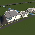 Design of Guangzhou Baiyun Logistics Workshop 3d model